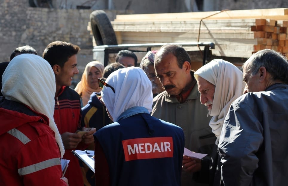 Medair helpt ontheemde mensen uit Afrin, Syrië