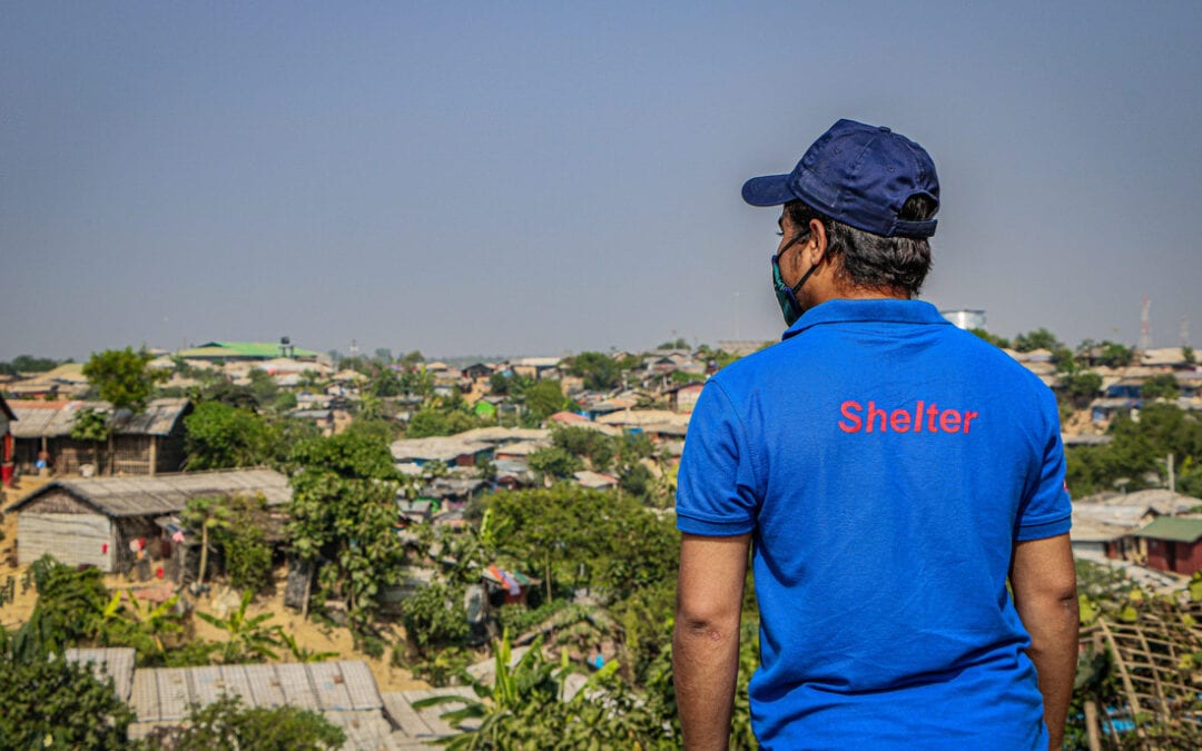 In pictures: Providing homes for Rohingya refugees