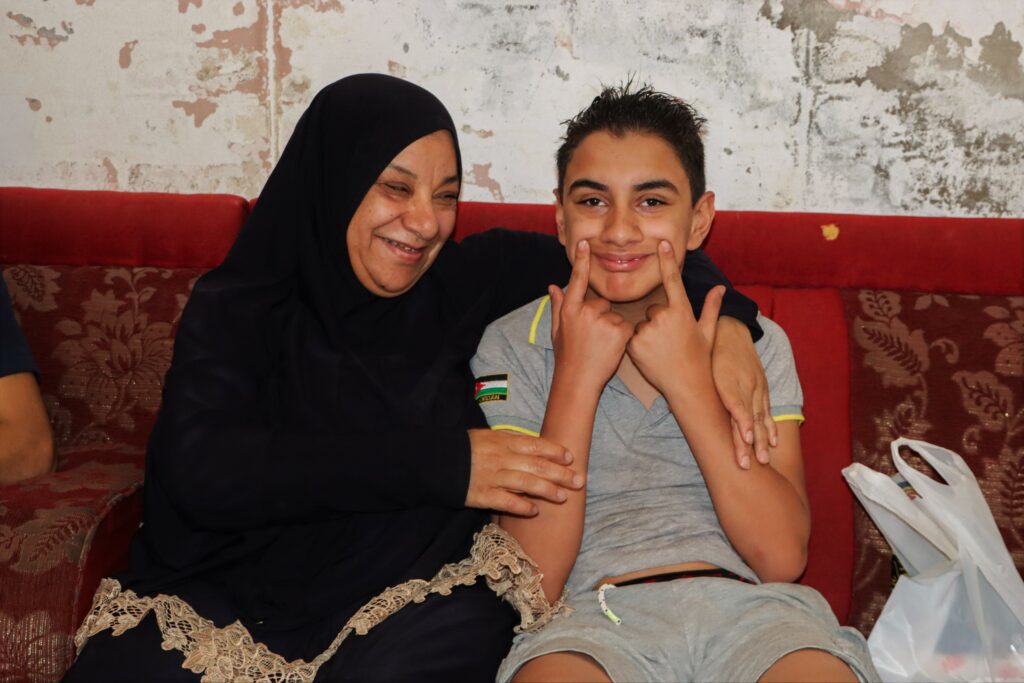 Maysar with her son Ahmad