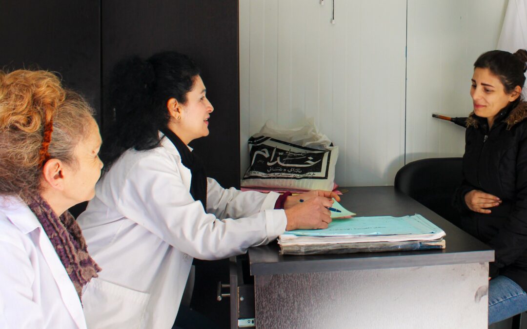 Reparatie van een kliniek in Syrië
